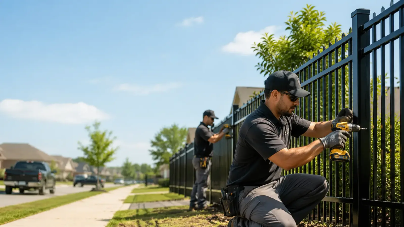 Metal Fence Installation in Bedias, TX